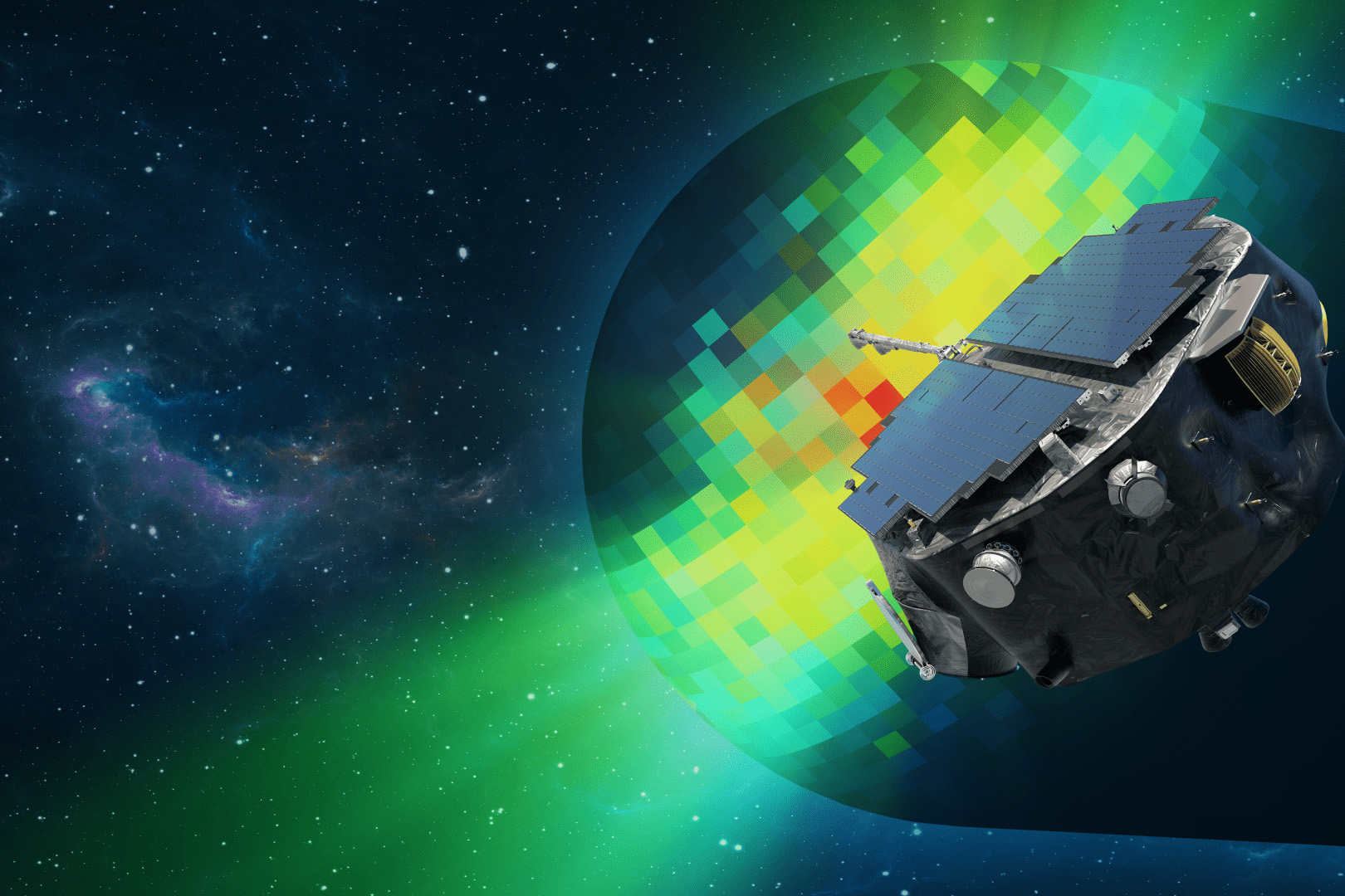 Rendering of the IMAP spacecraft