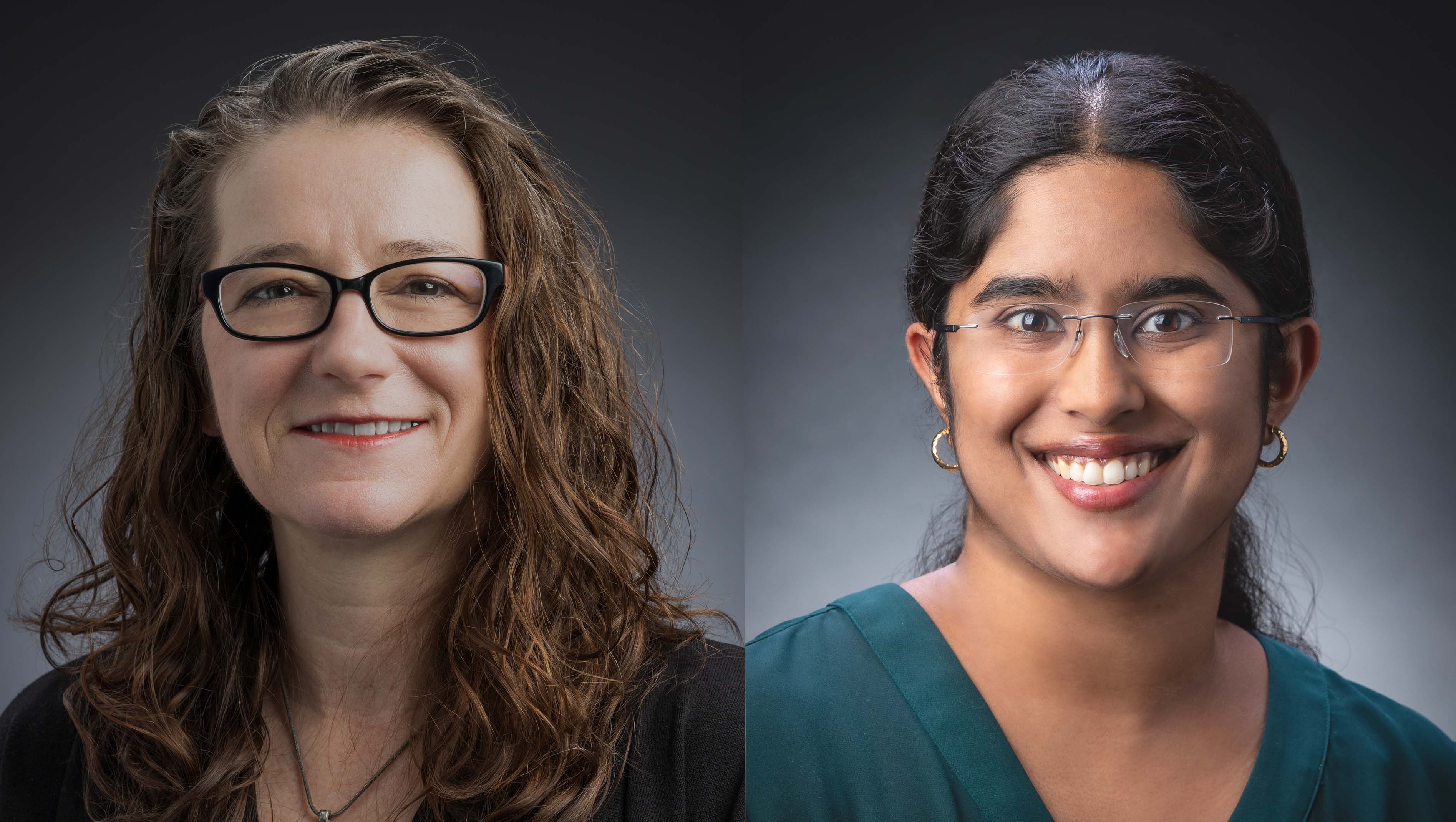 Profile images of two women, Kathy Mandt and Parvathy Prem